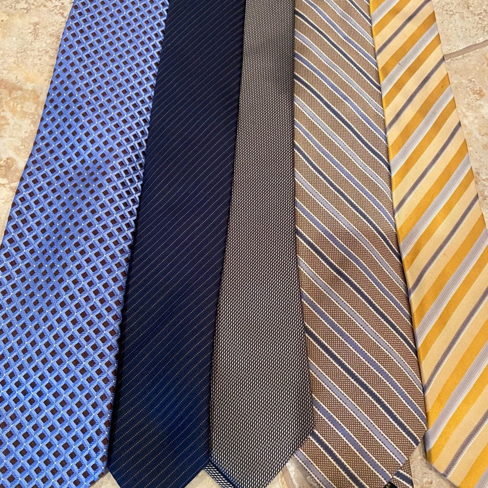 Elegant Men's Silk Tie Set